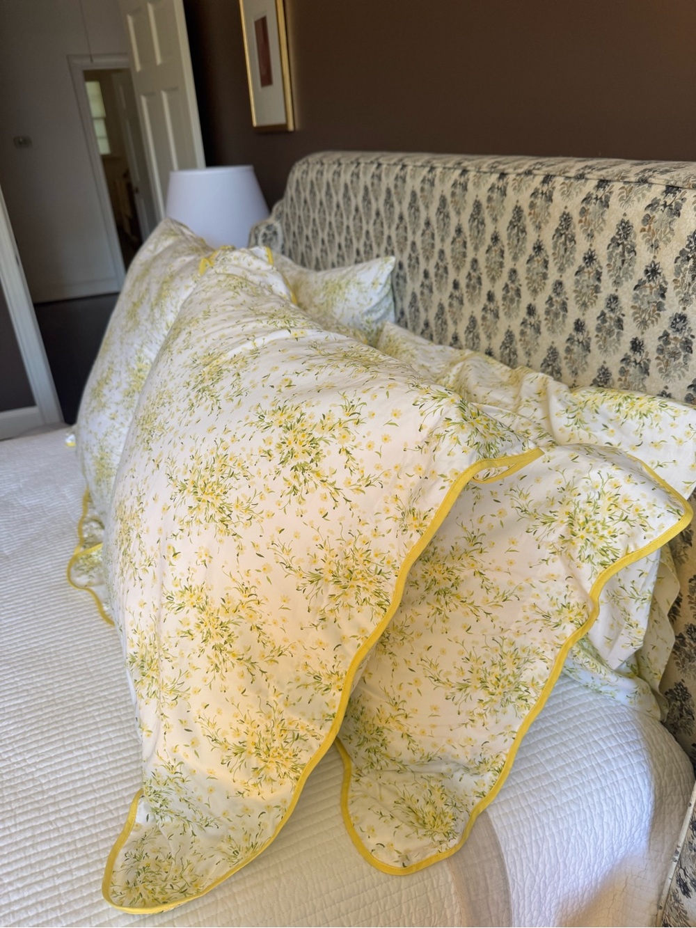 Biscuit Home Natalie Yellow Pillows